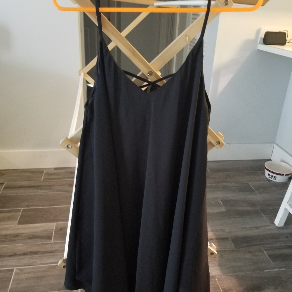 Black loose dress